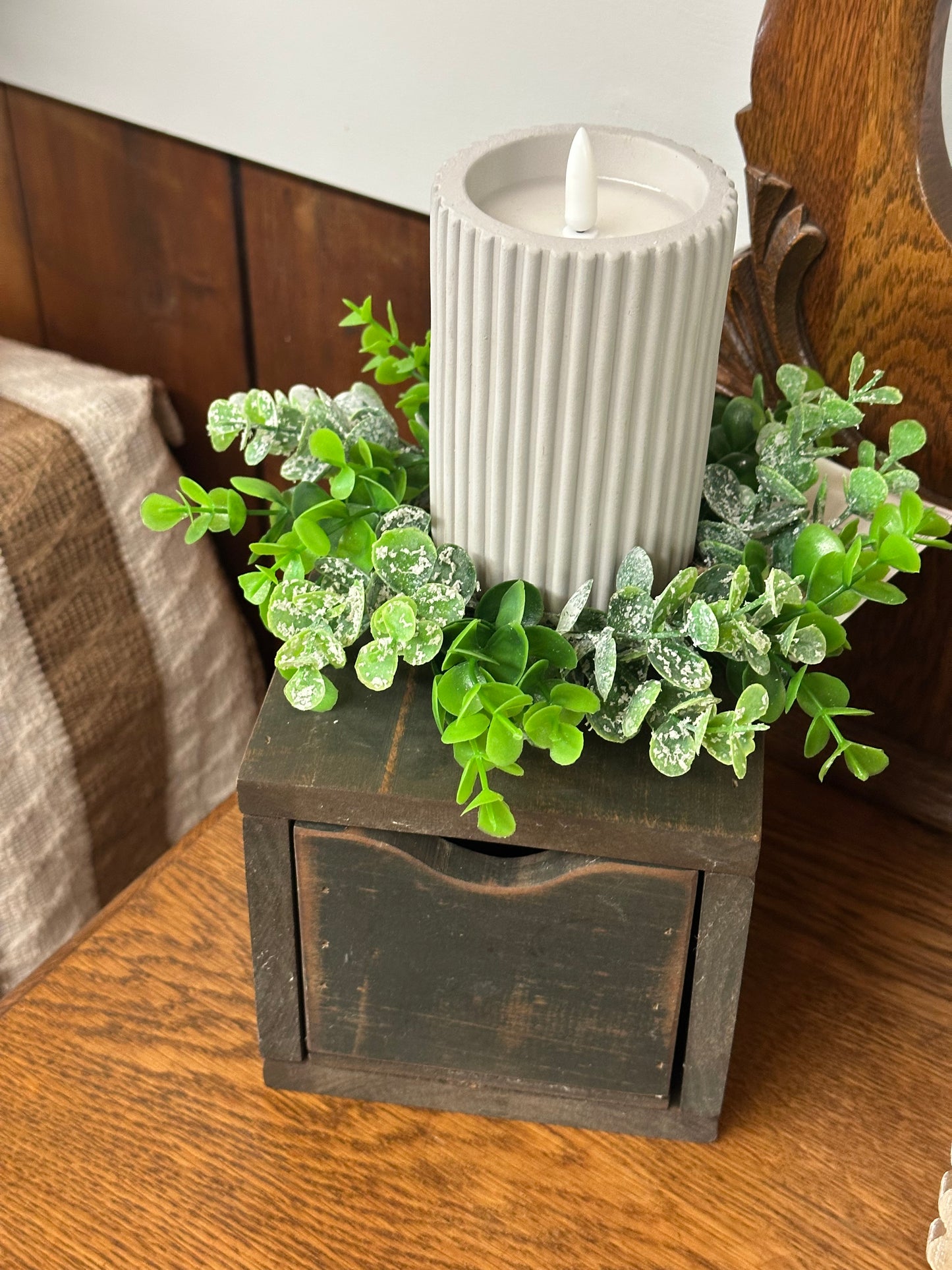 Wooden Box w/ Drawer