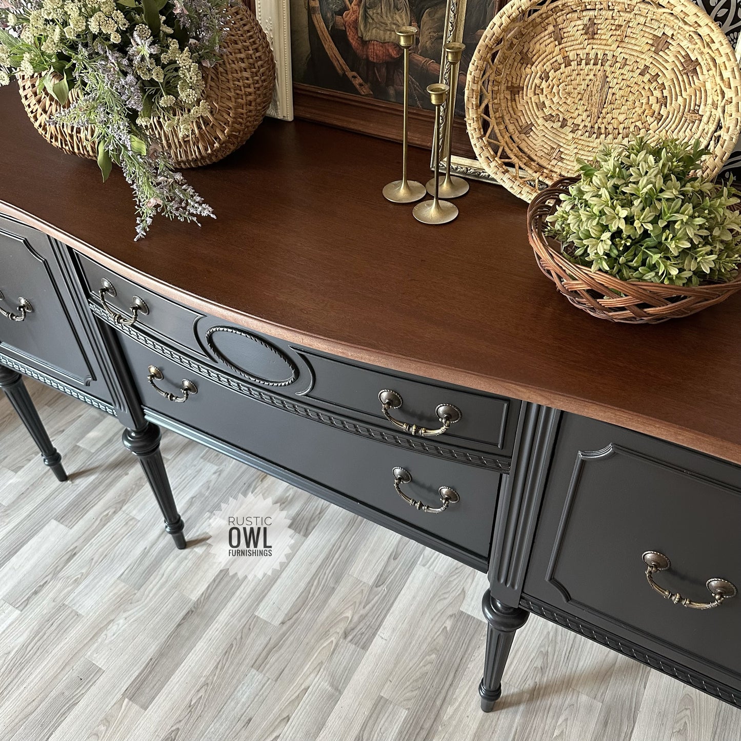 Federal-style Black Buffet