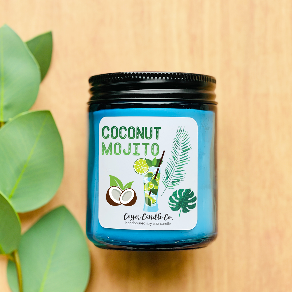 9 oz. Cobalt Jar Candles - Summer Collection