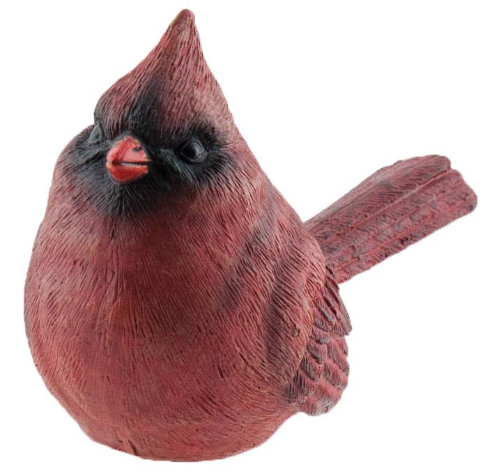 Small Resin Cardinal, 4 Assorted