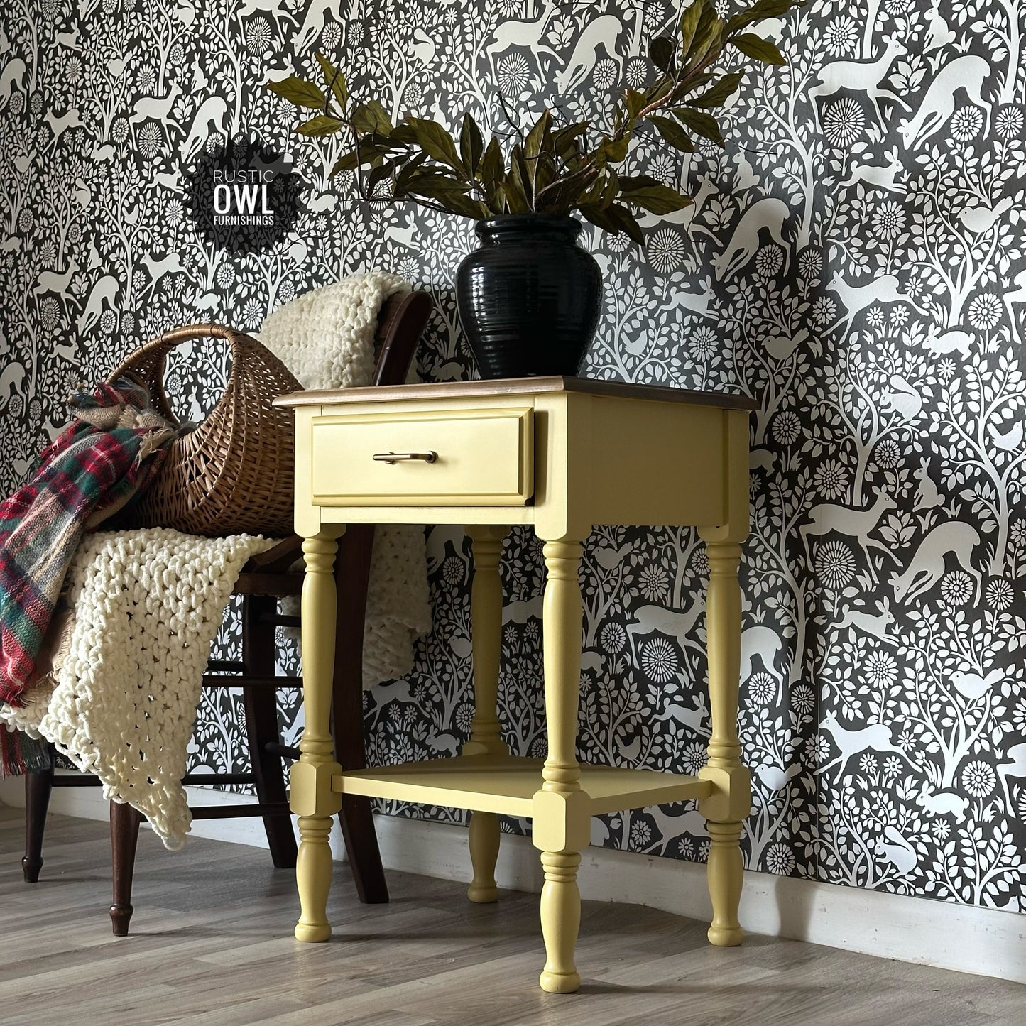 Yellow Maple Side Table