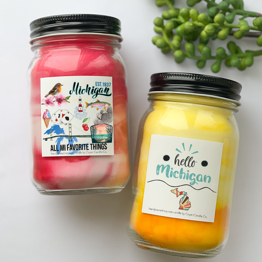 16 oz. Jar Candles - Michigan Designs Collection