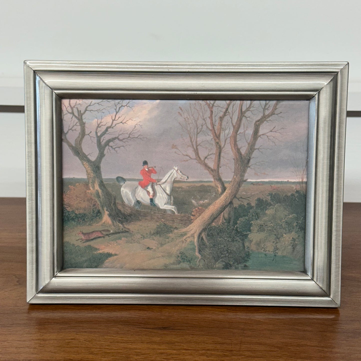 Suffolk Hunt Gone Away Antique Framed Art