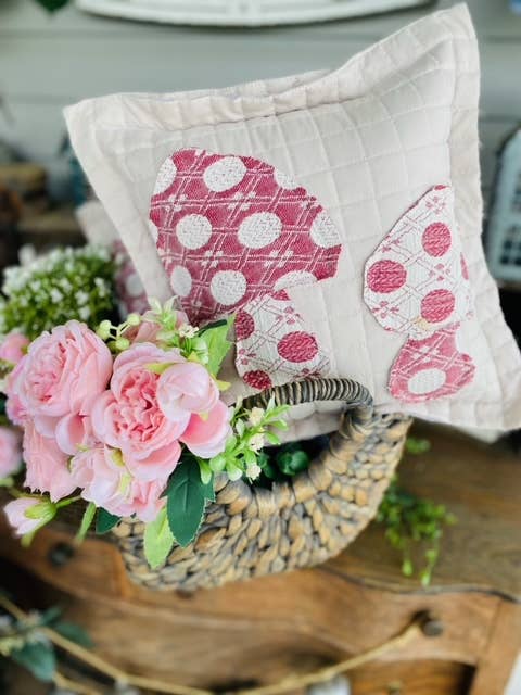 Mushroom Pillow Handmade Vintage