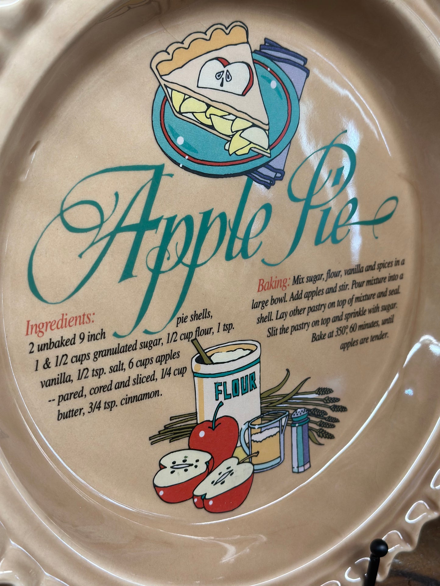 Vintage Apple Pie Dish