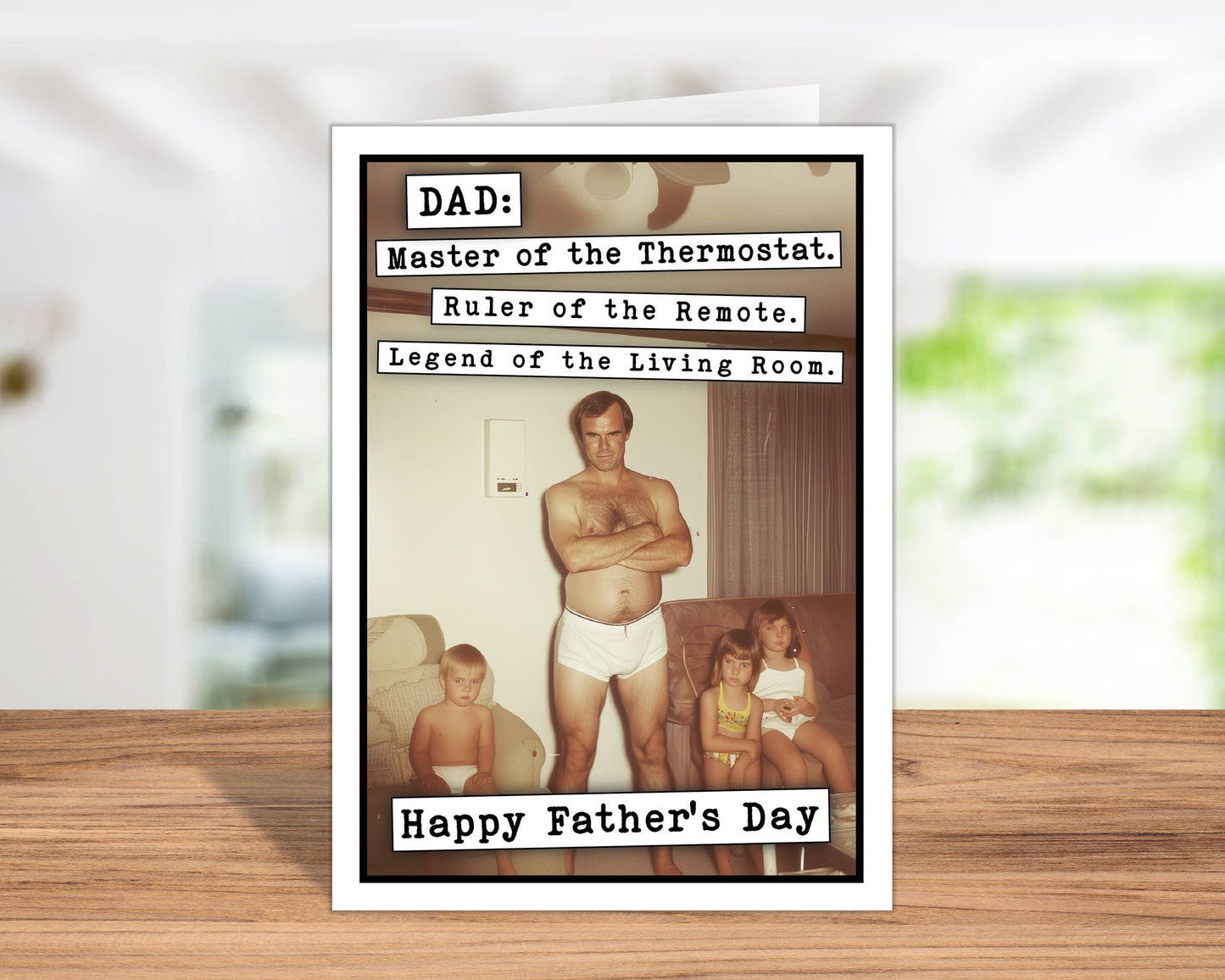 Thermostat Dad- Father's Day Card