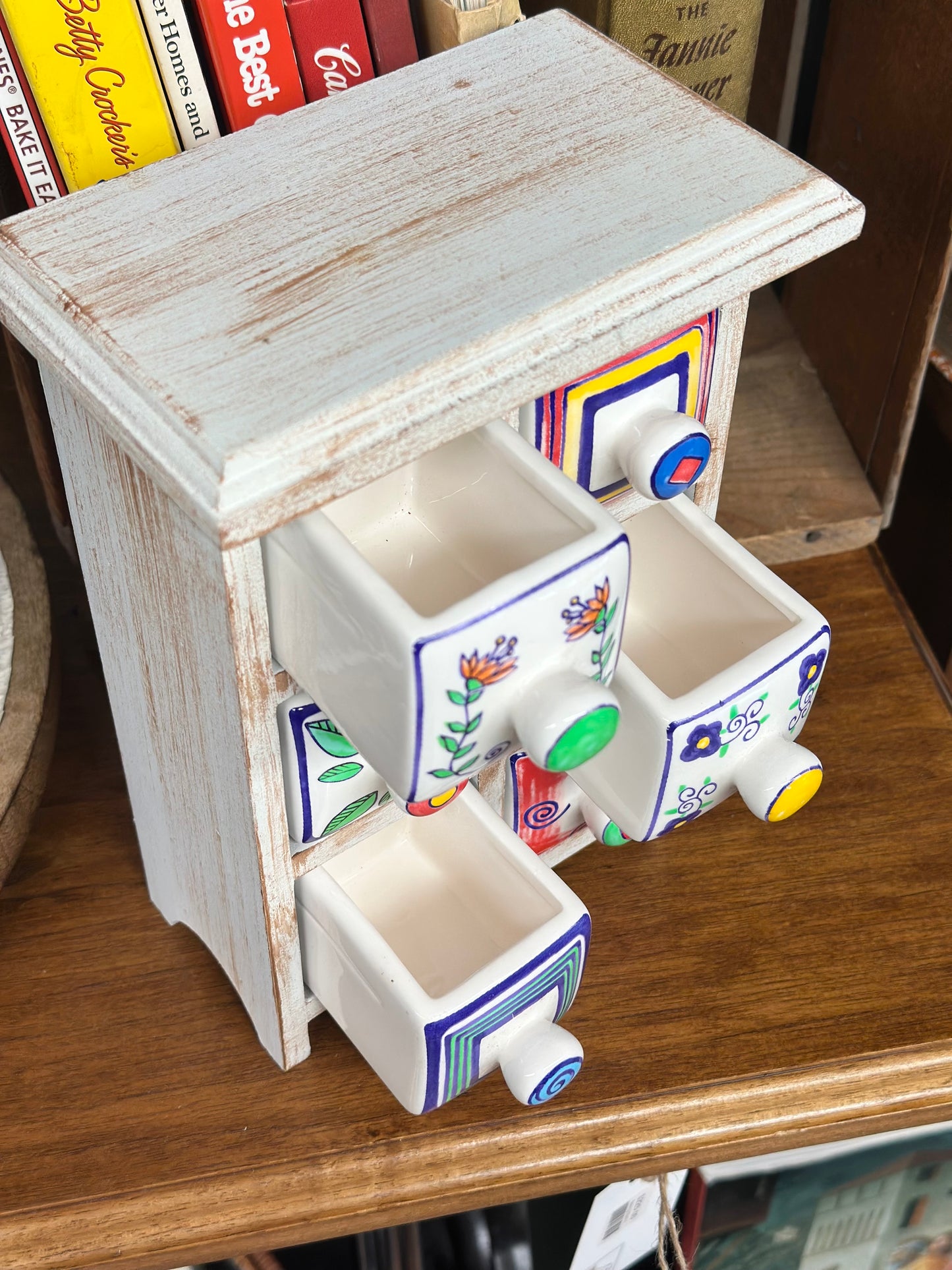 Ceramic Apothecary Chest