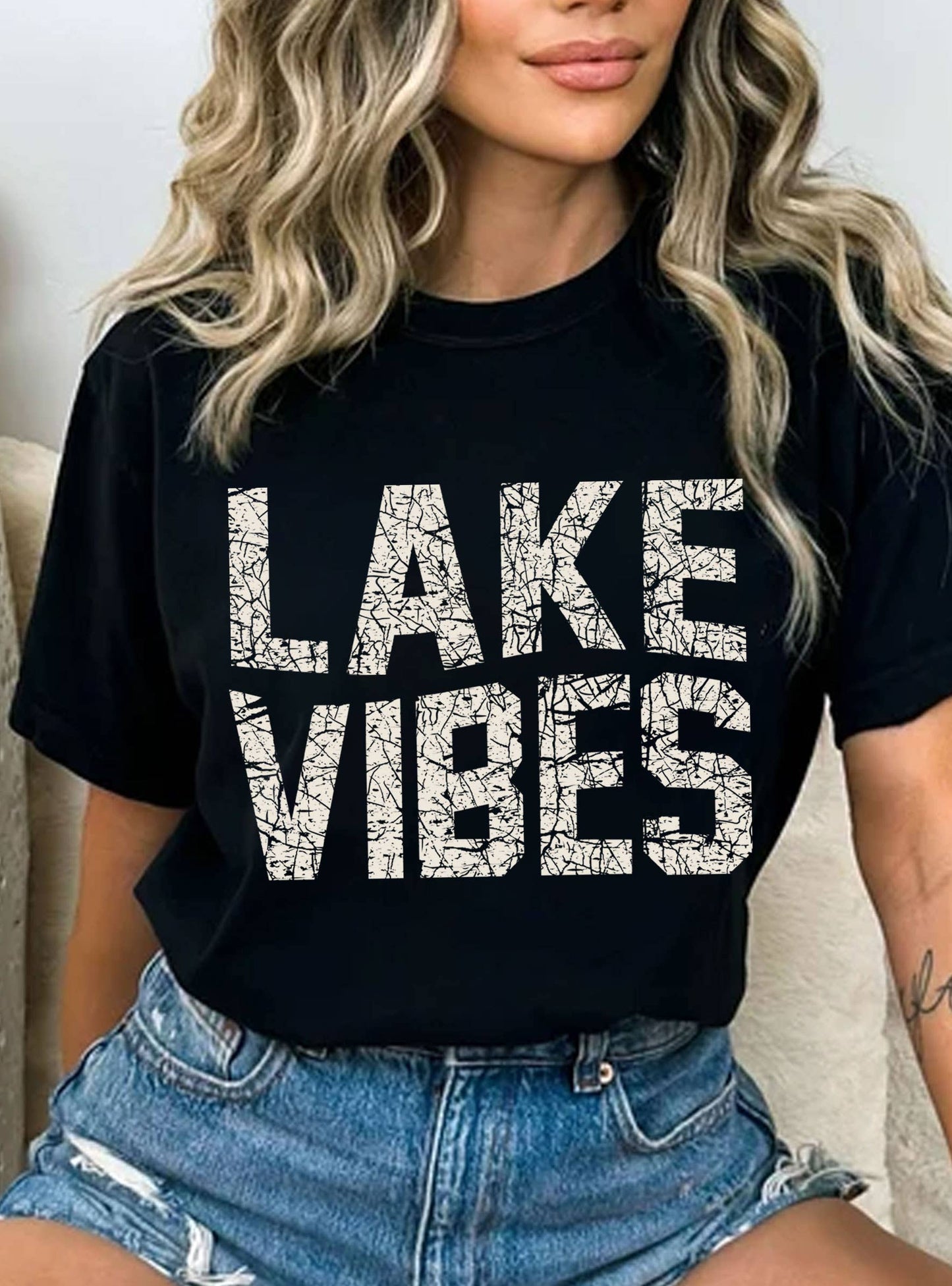 LAKE VIBES GRAPHIC TSHIRTS