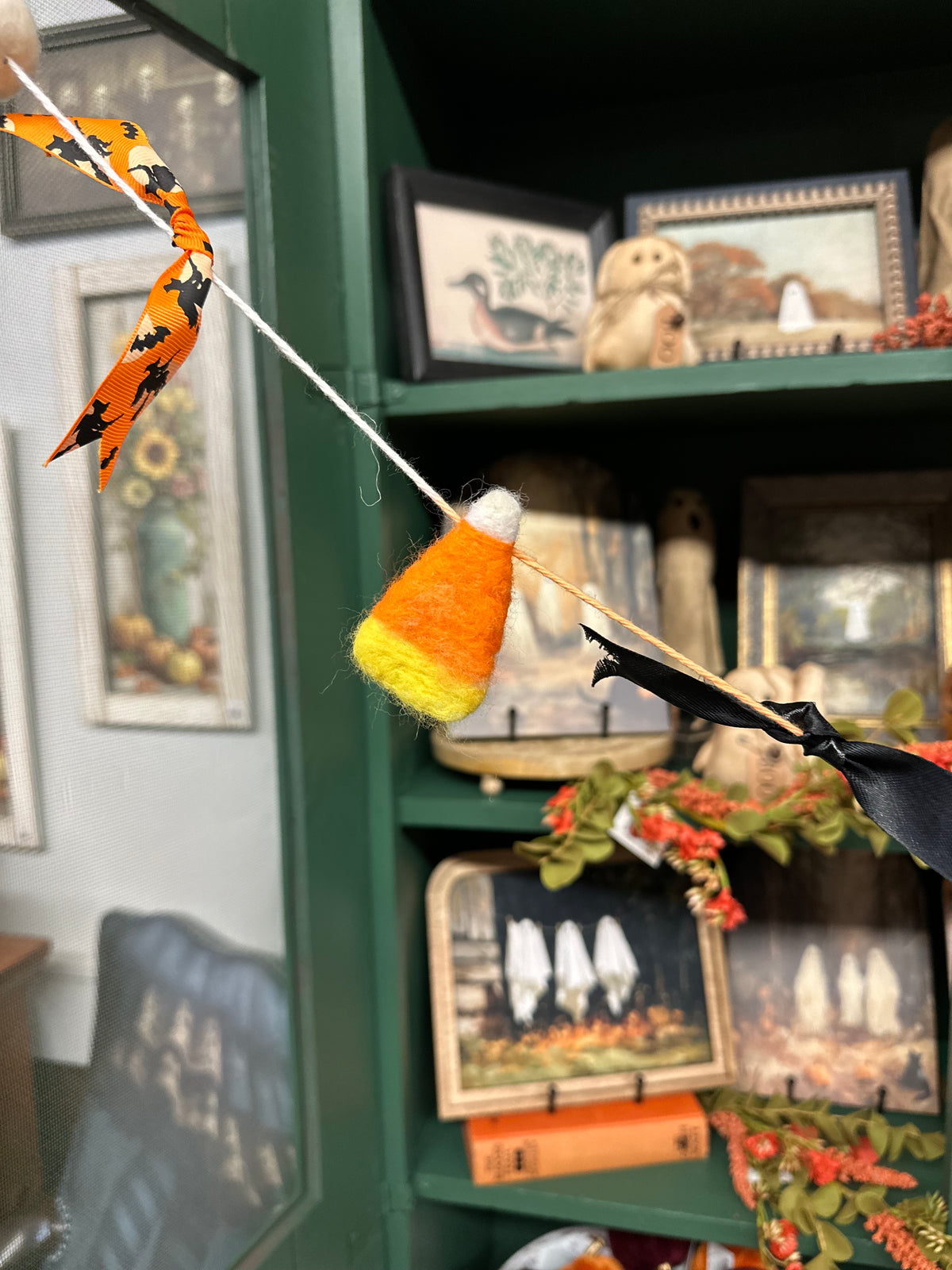 Hand Felted Halloween Garland