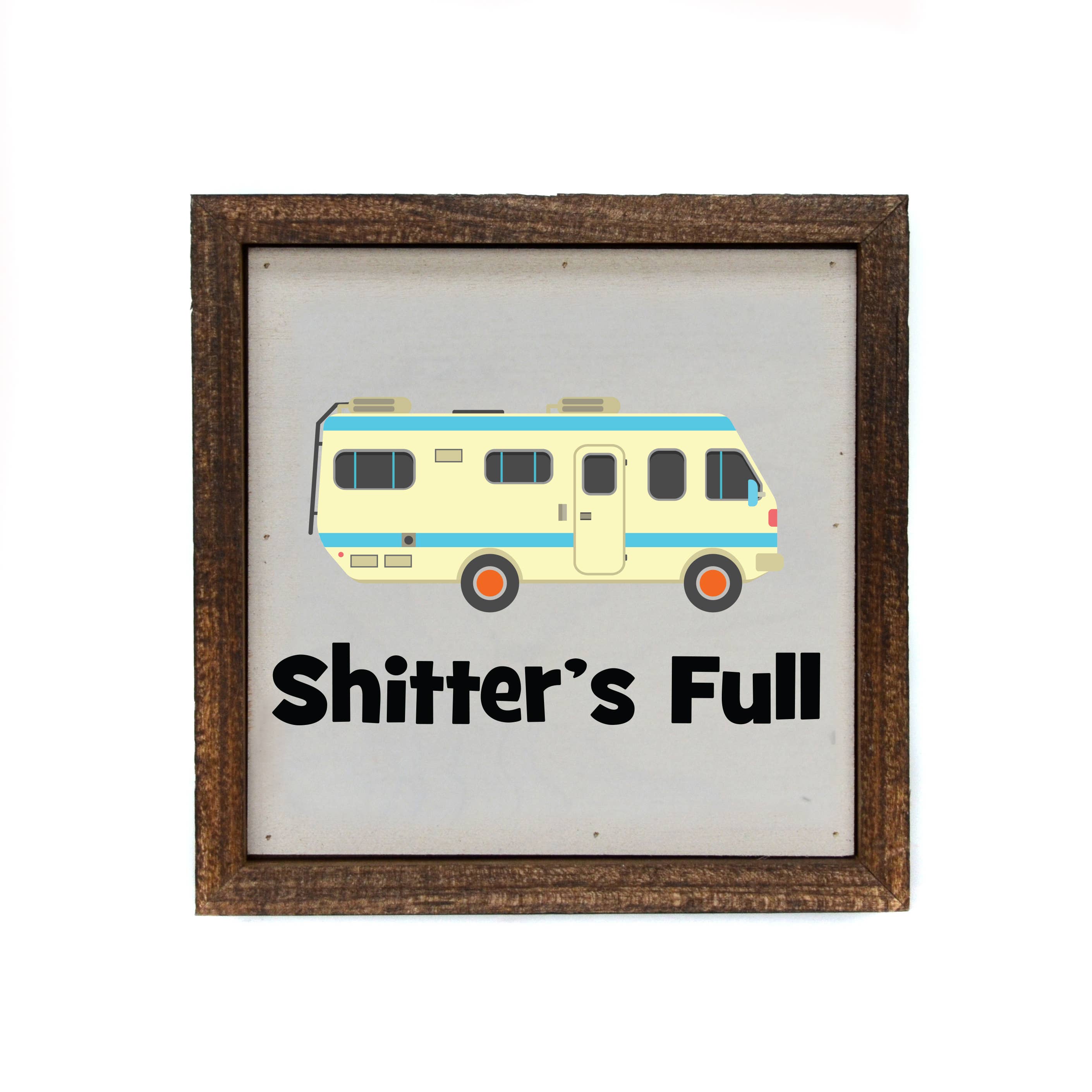 Driftless Studios Shitters Full Christmas Box Sign - Thumbnail 3