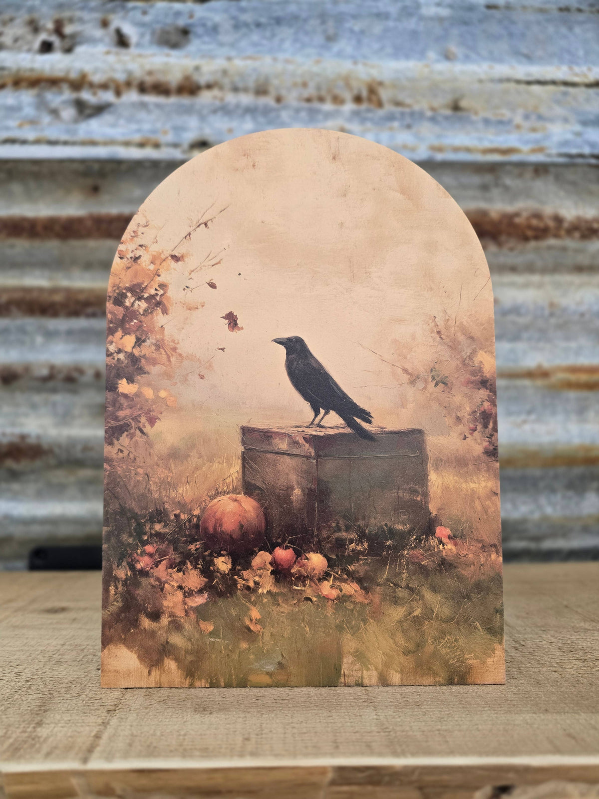 Autumn Crow Arch Sign