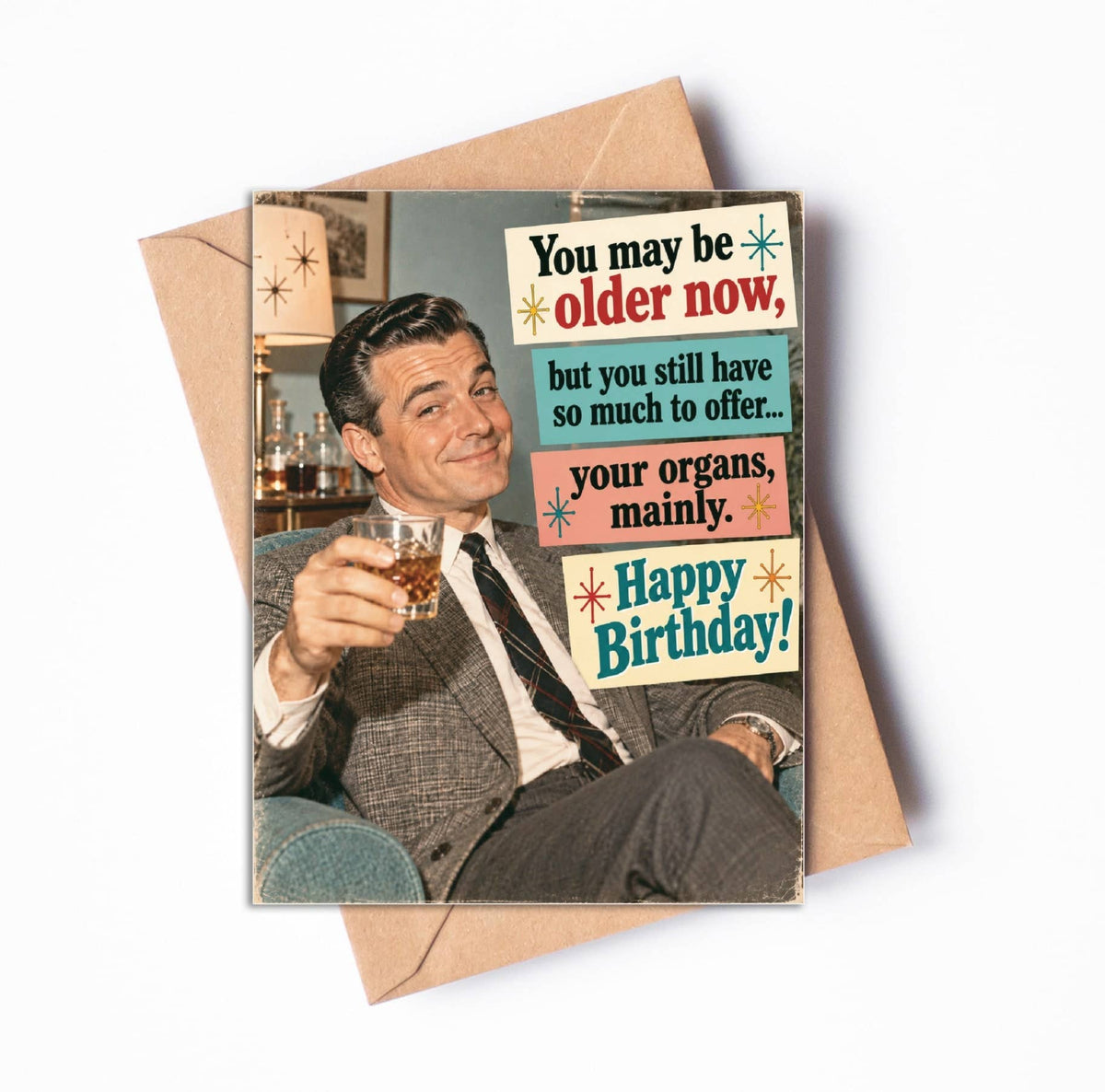Older Now Greeting Card