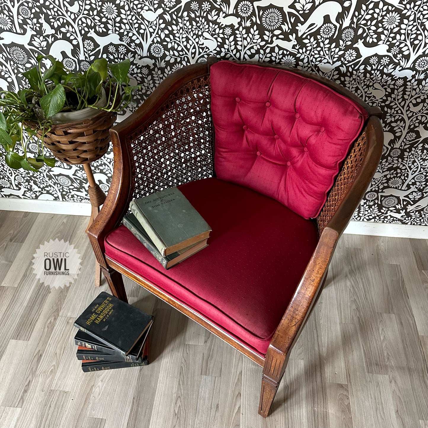 Red Cane Chair