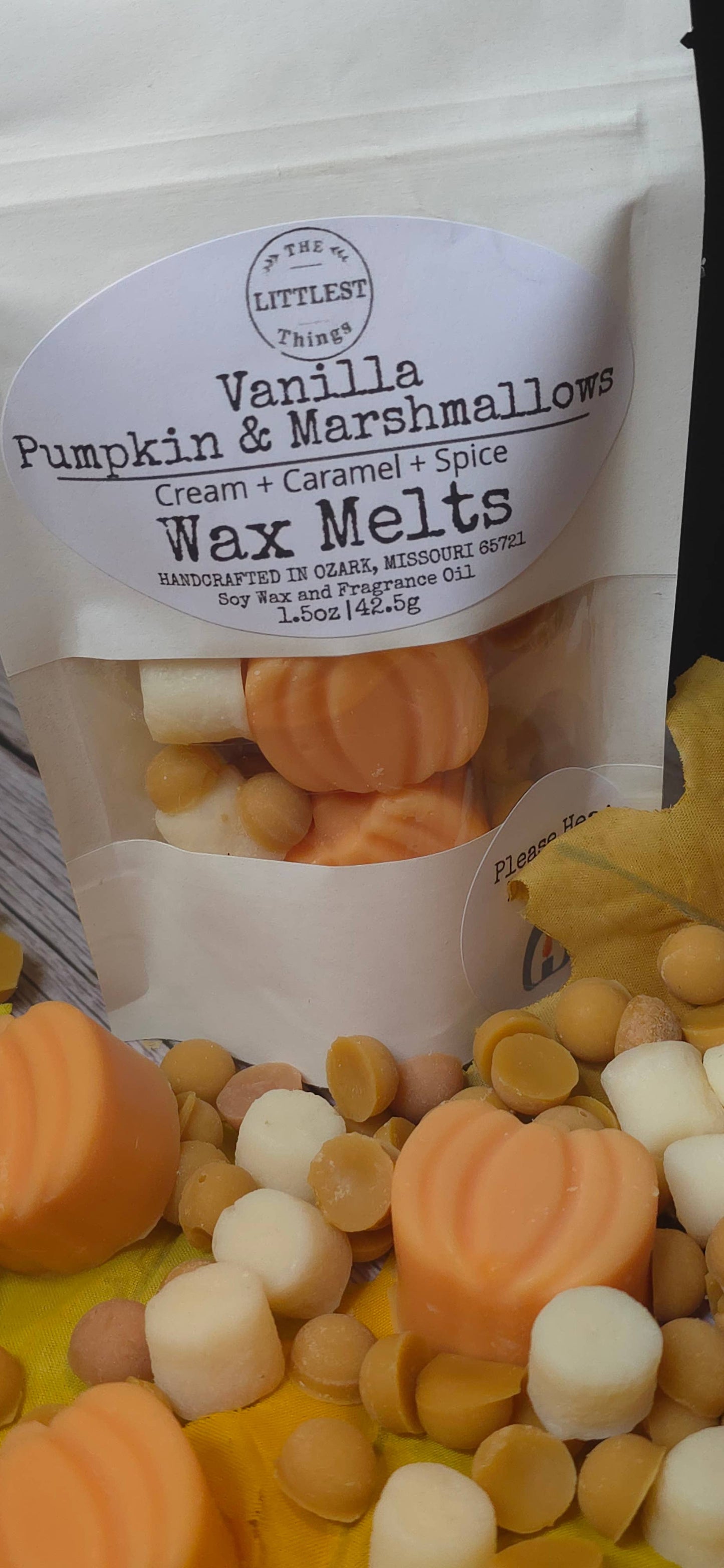 Vanilla Pumpkin Marshmallow Fall Wax Melt