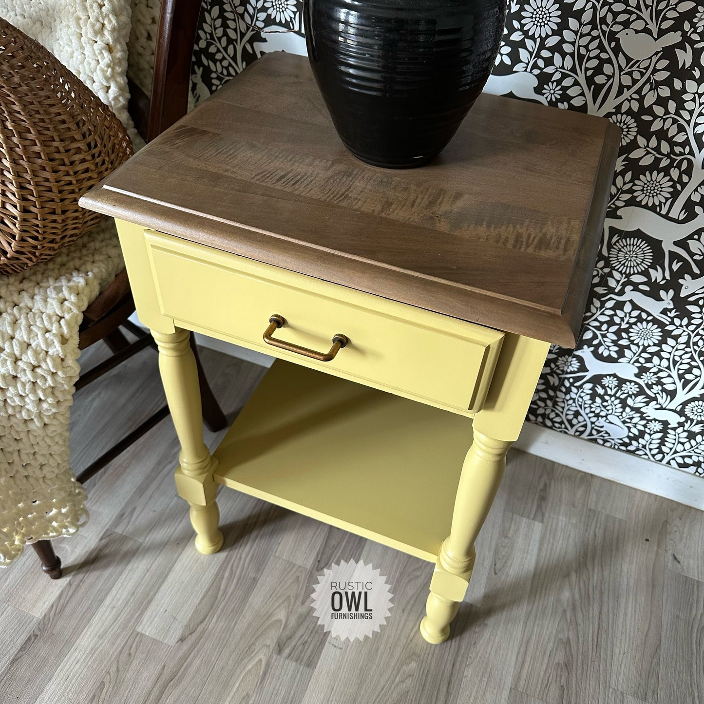 Yellow Maple Side Table