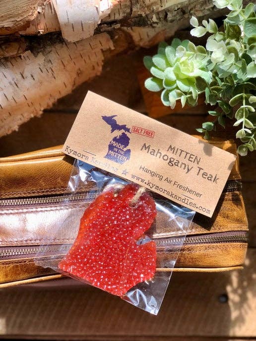 Hanging Air Freshener - Mitten Mahogany Teak