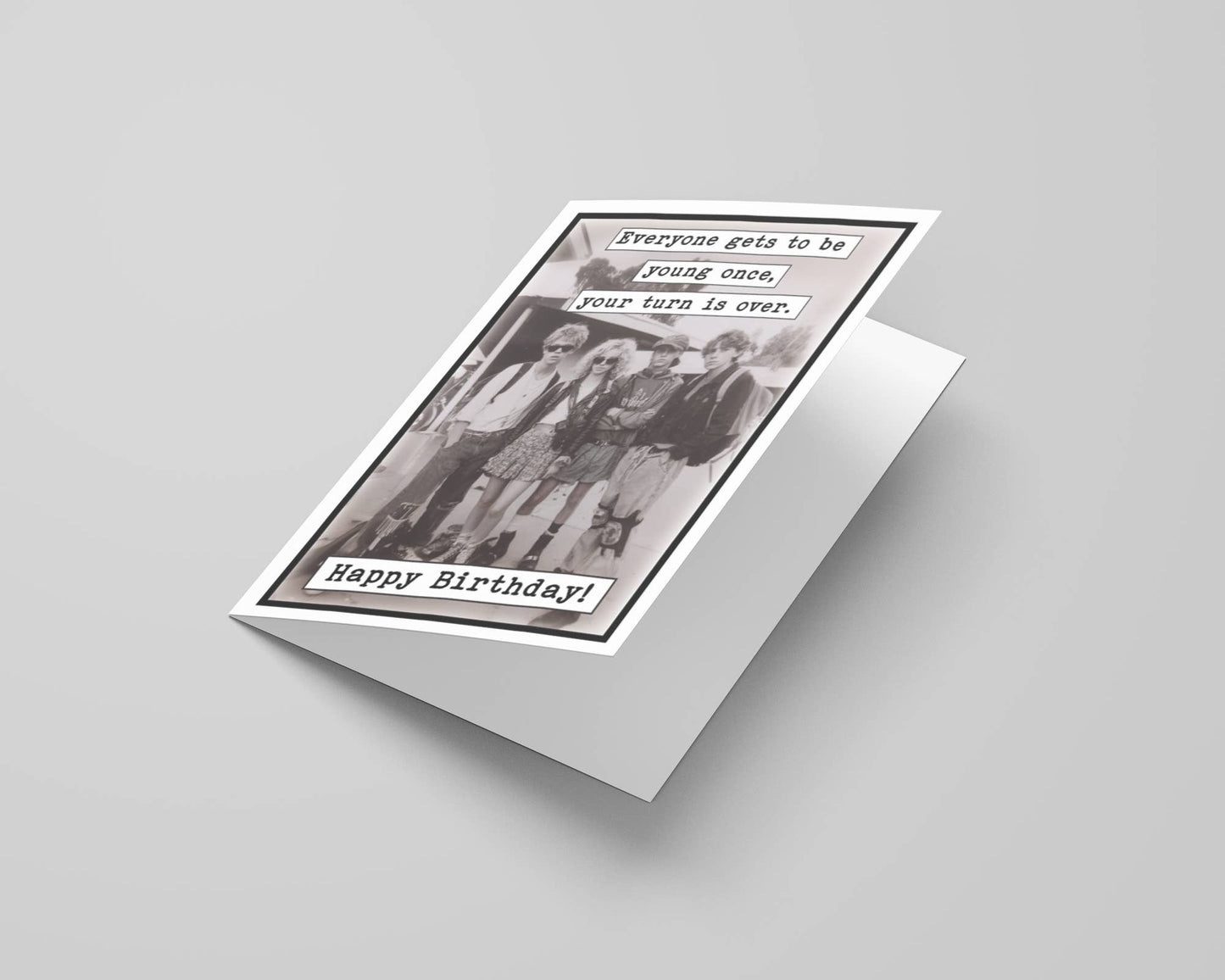 Your Turn is Over Birthday Card