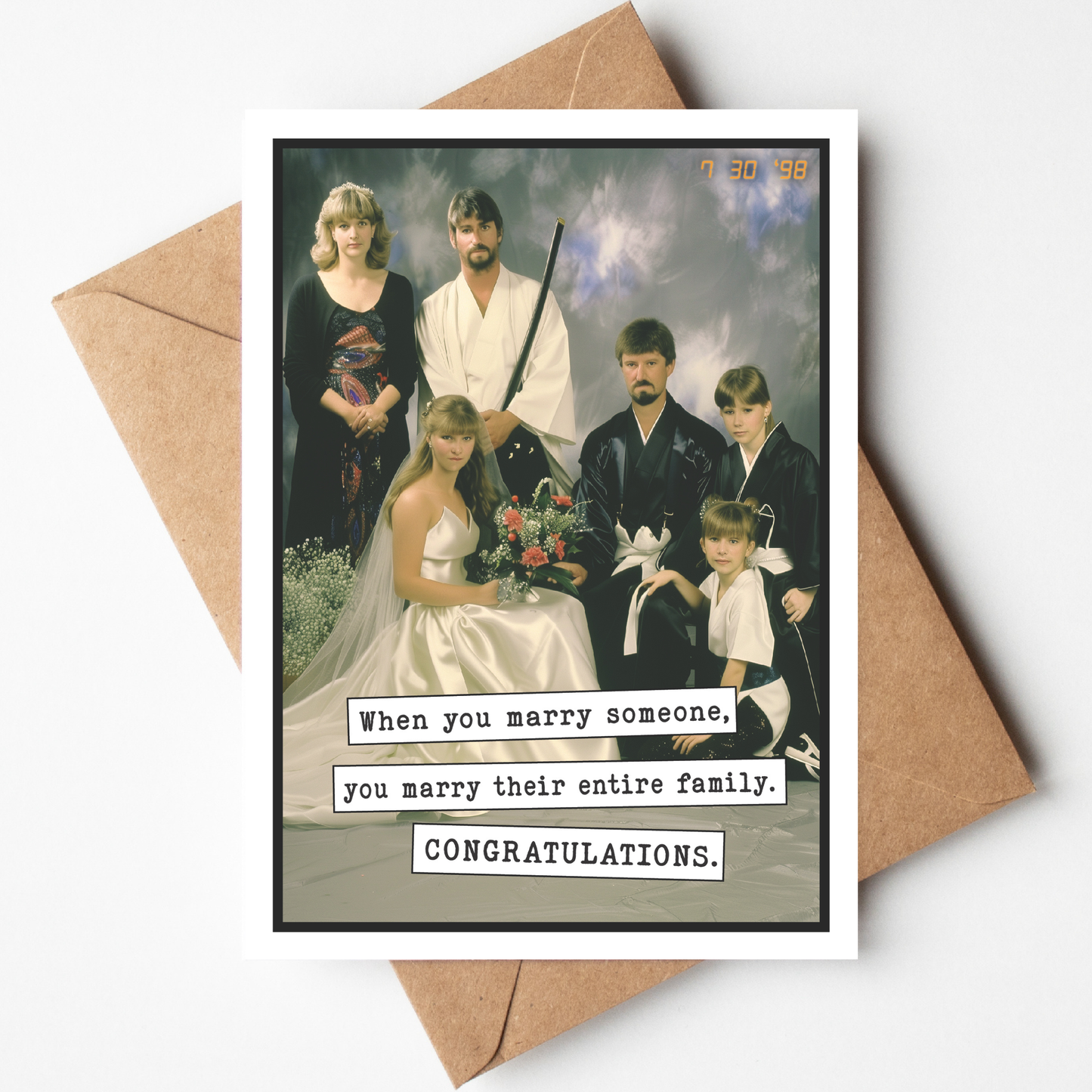 When you Marry Someone Wedding Card