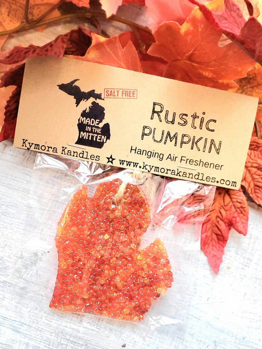 Hanging Air Freshener -  Rustic Pumpkin