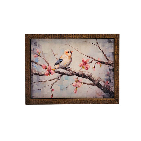 Spring Bloom Song Bird - Home Decor Watercolor Print