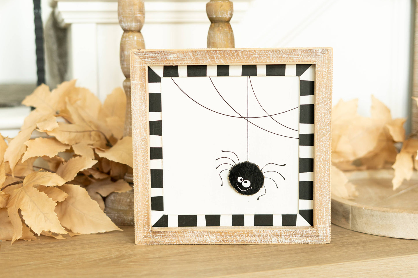 SPIDER/PUMPKIN Reversible Sign