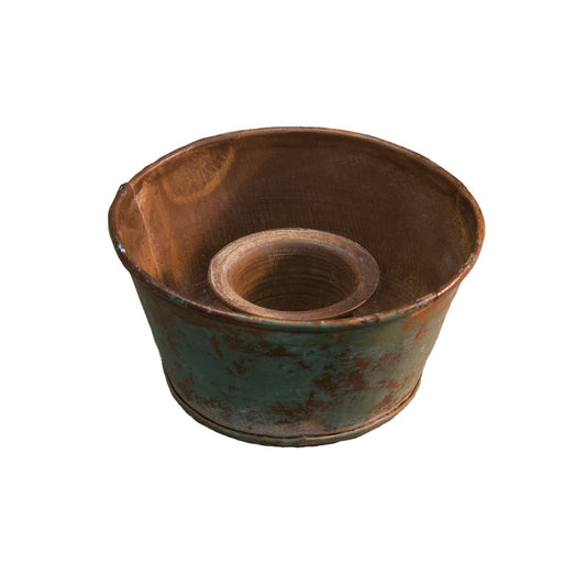 Rust Green Taper Cup - 3" dia (top), 2" dia (base)