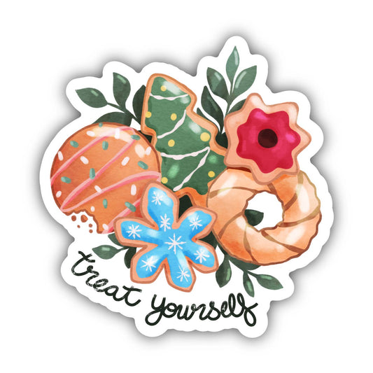 Treat Yourself Sticker