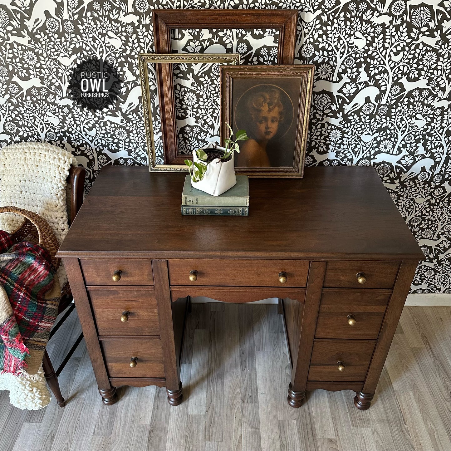 Solid Walnut Desk