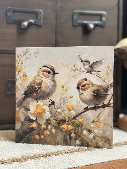 Birds & Flowers