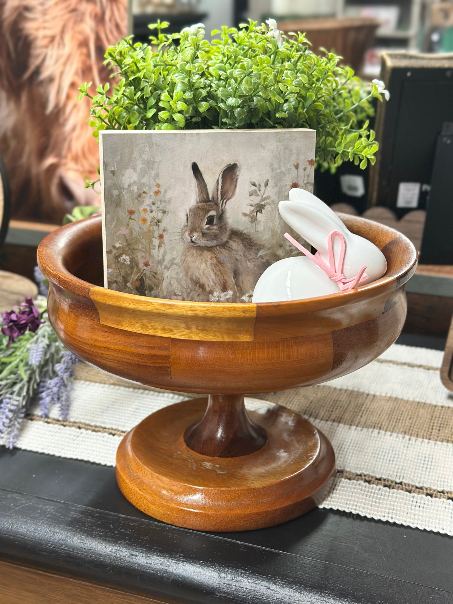 Oak Pedestal “Fruit Bowl”