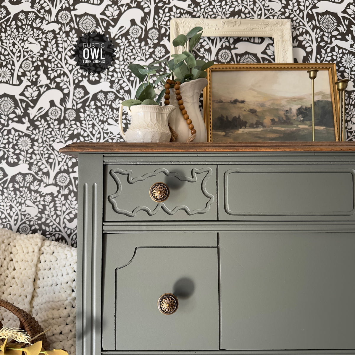 Vintage Highboy Dresser