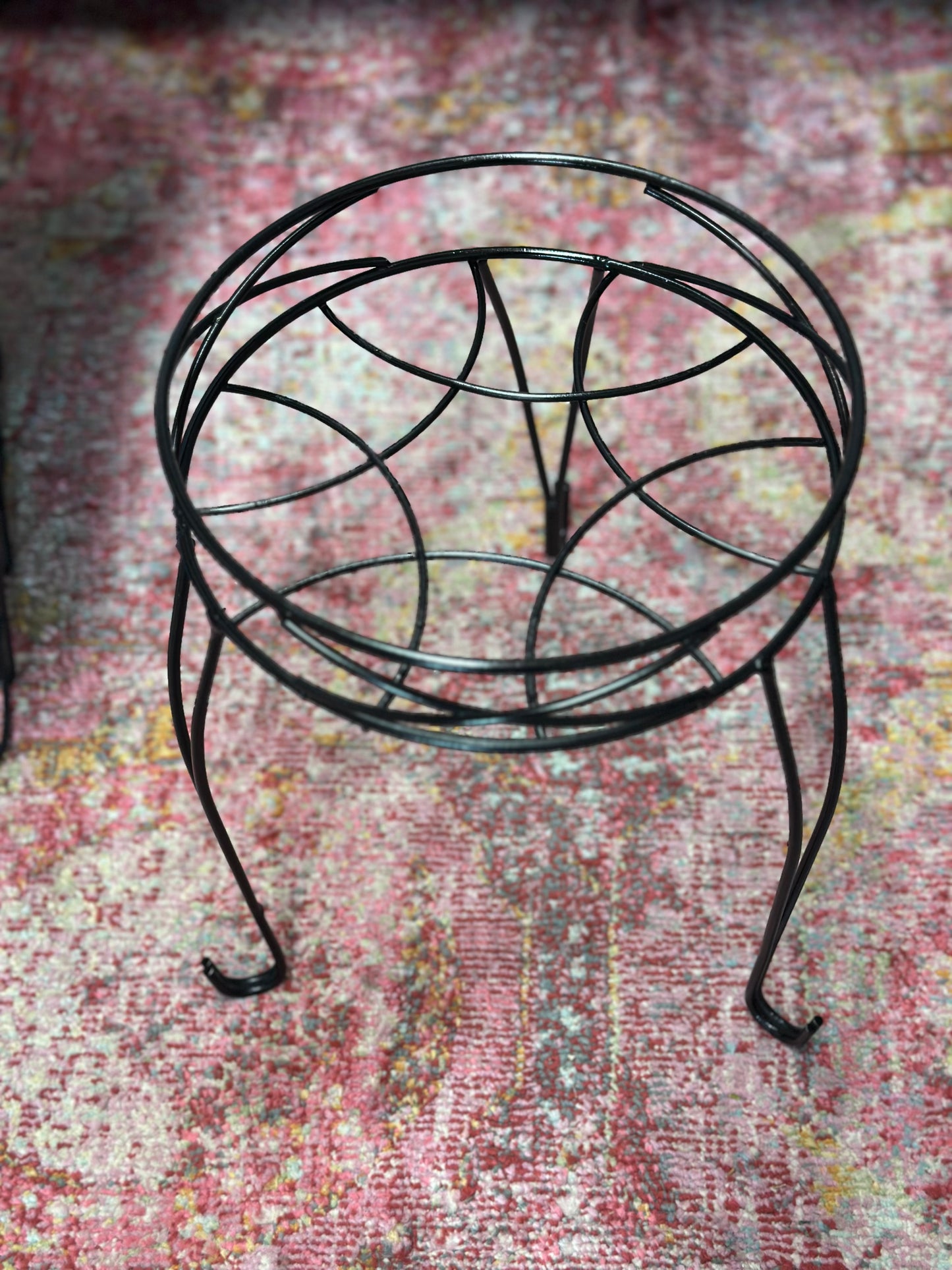 Small Iron Plant Stand