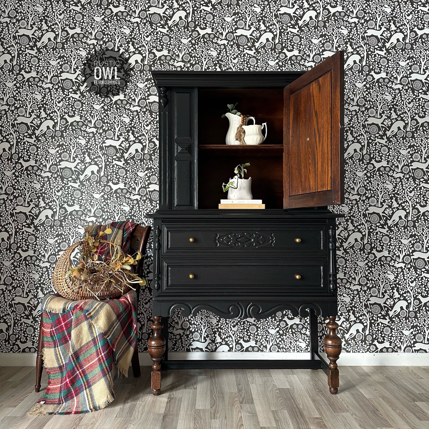 Black Oak Hutch
