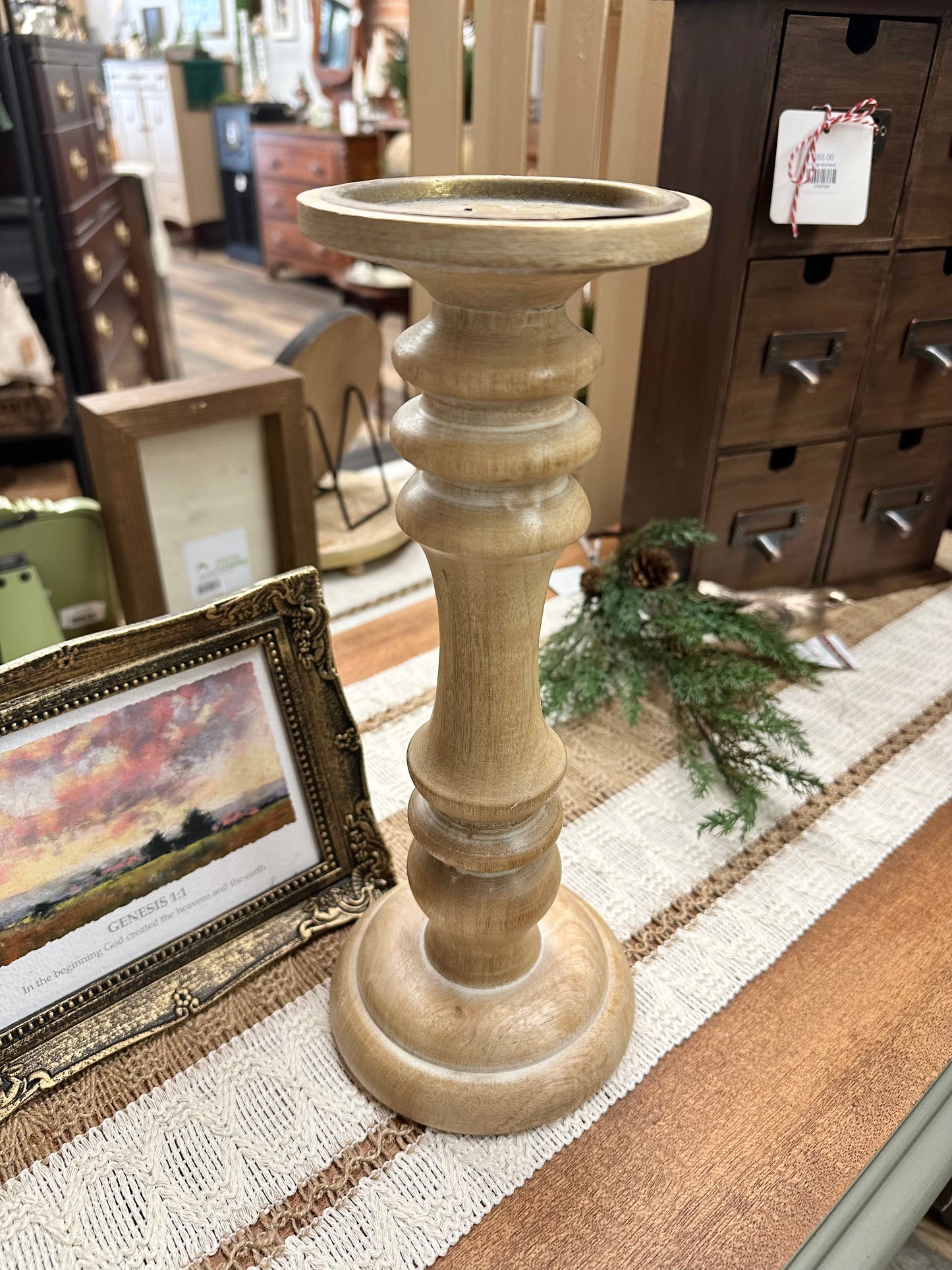 Wood Candle Stick