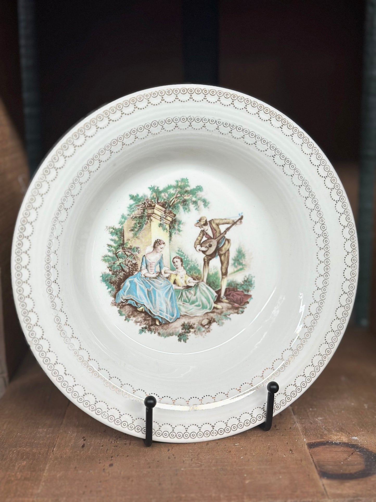 American Limoges “Serenade” 22k Gold Bowl