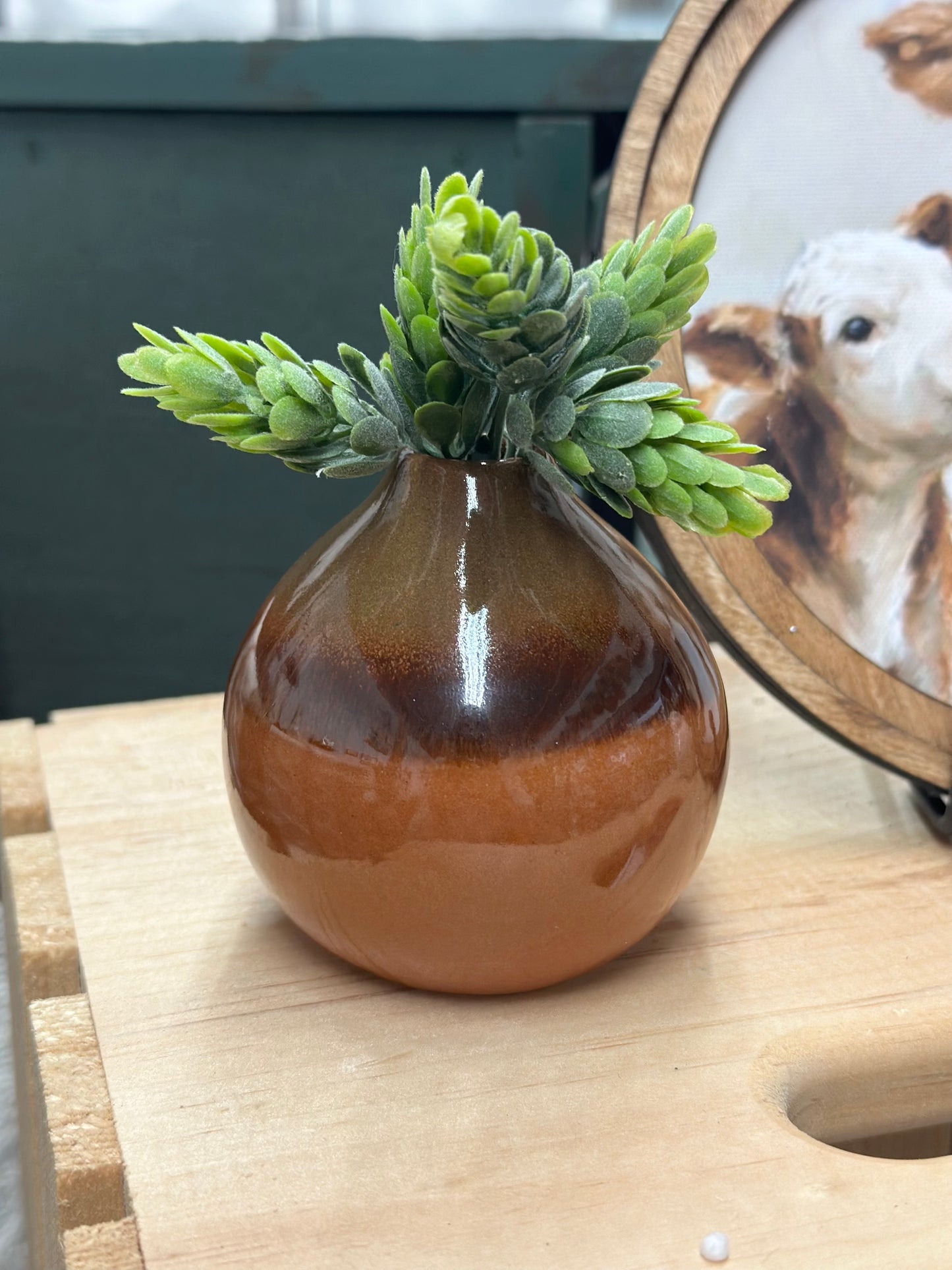 Brown Bud Vase