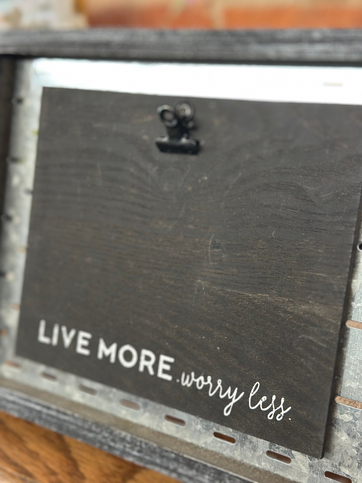 Live More Picture Frame