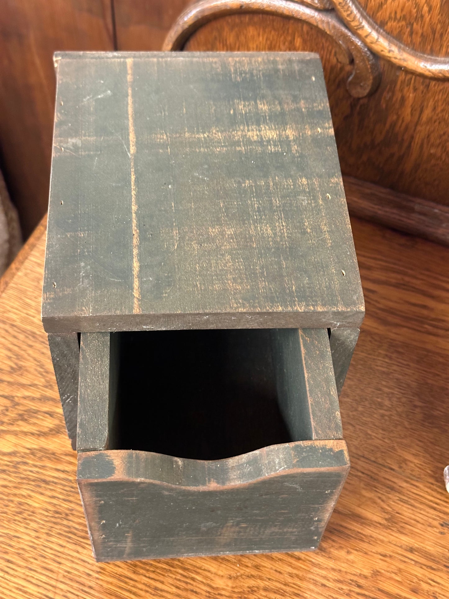 Wooden Box w/ Drawer