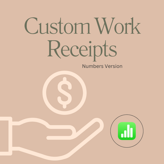 Customer Deposit/Final Receipts- NUMBERS VERSION