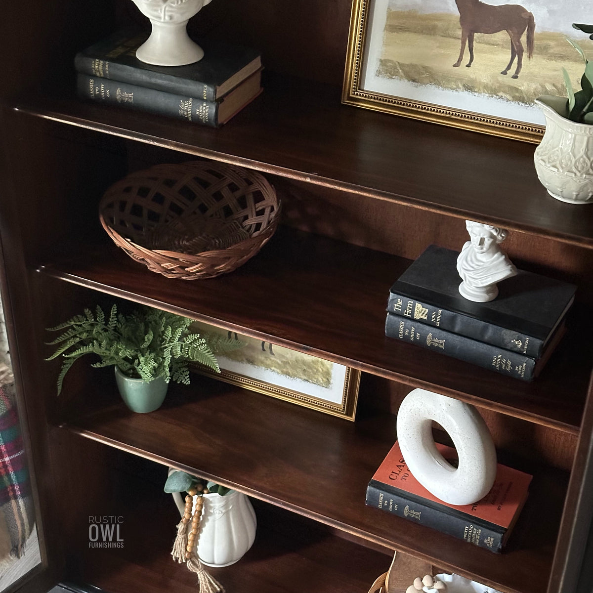 Black Glass Door Bookcase