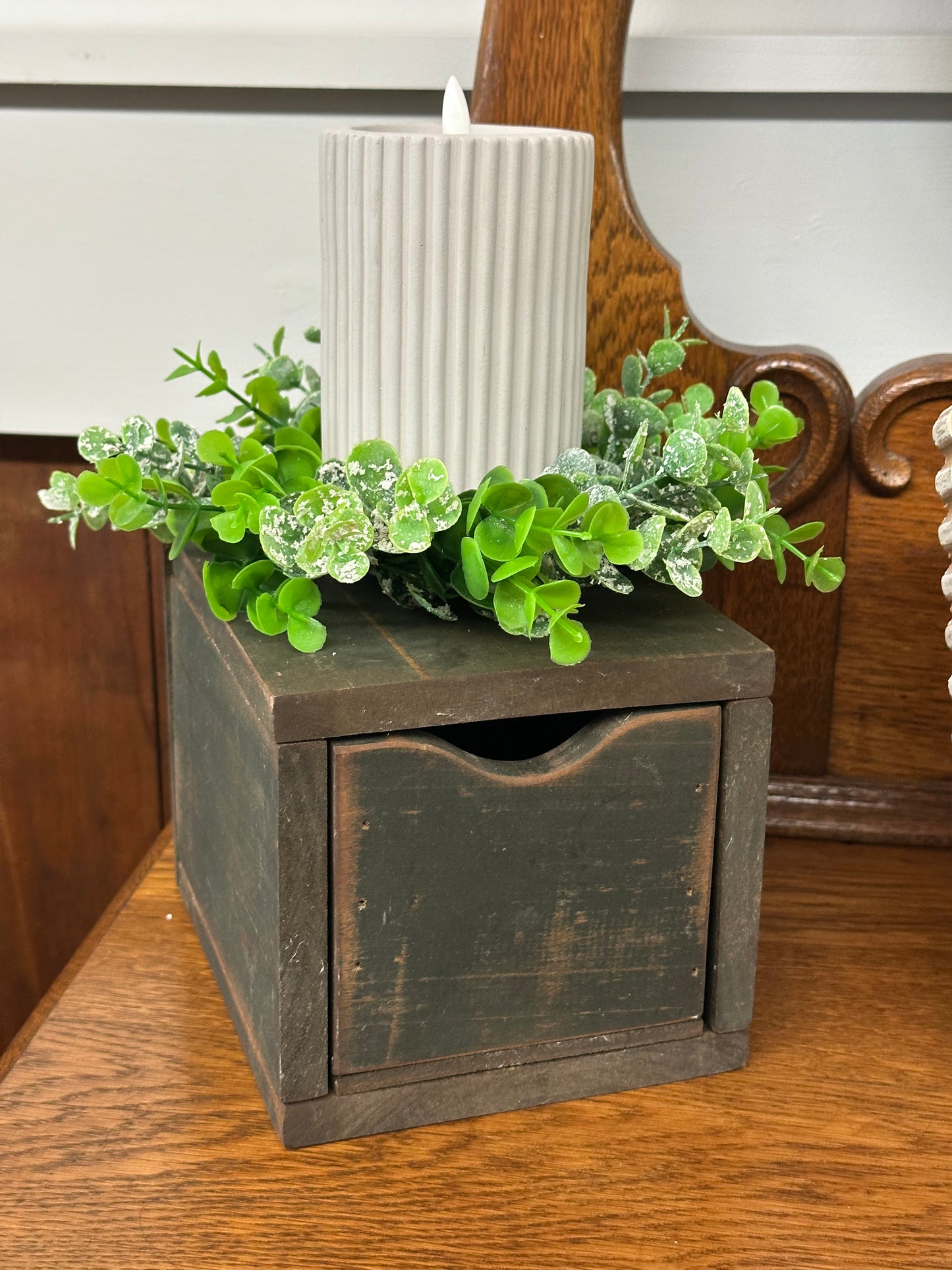 Wooden Box w/ Drawer