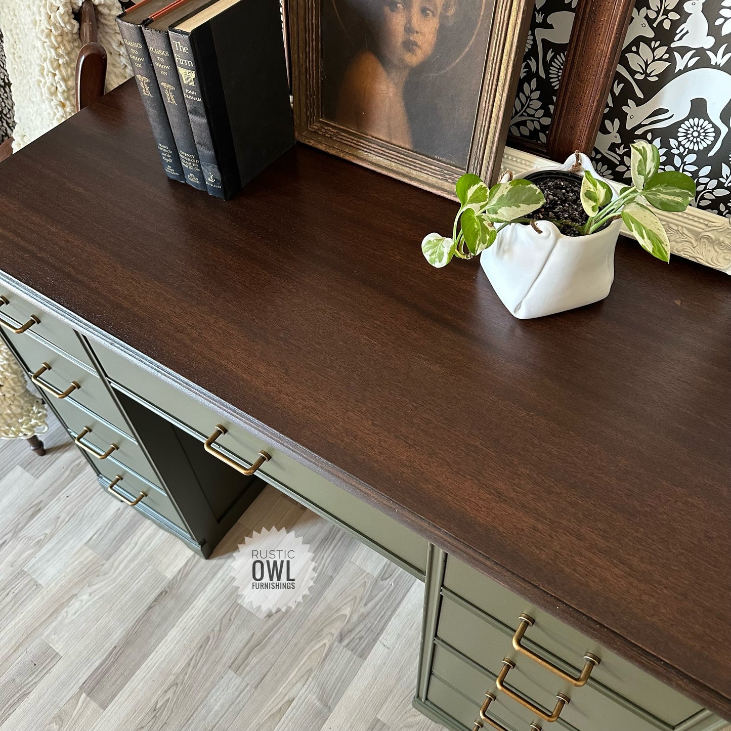Vintage Executive Desk
