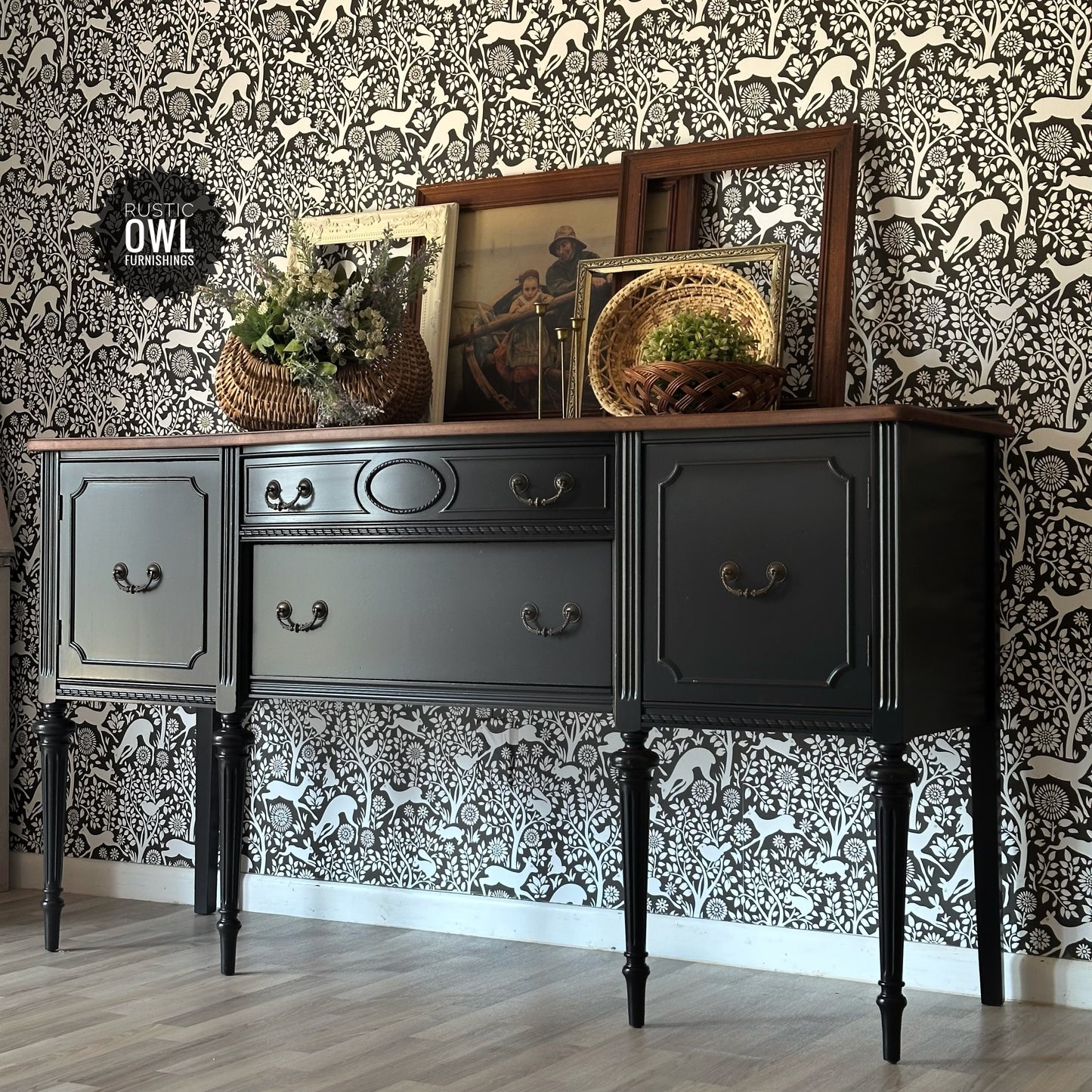 Federal-style Black Buffet