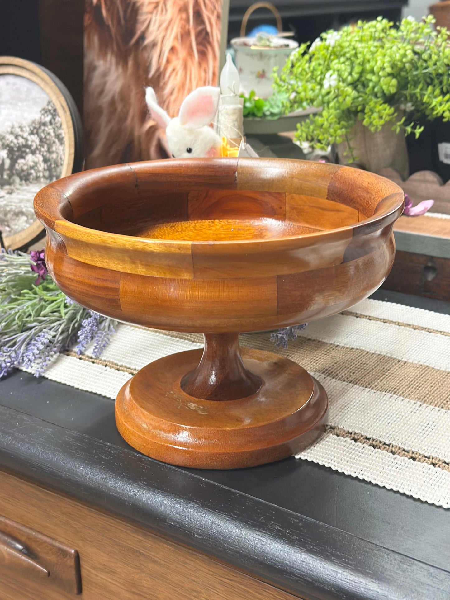 Oak Pedestal “Fruit Bowl”