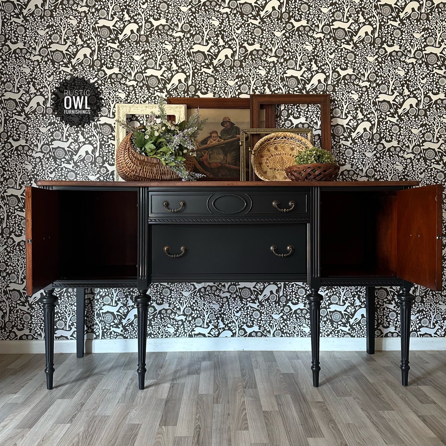 Federal-style Black Buffet