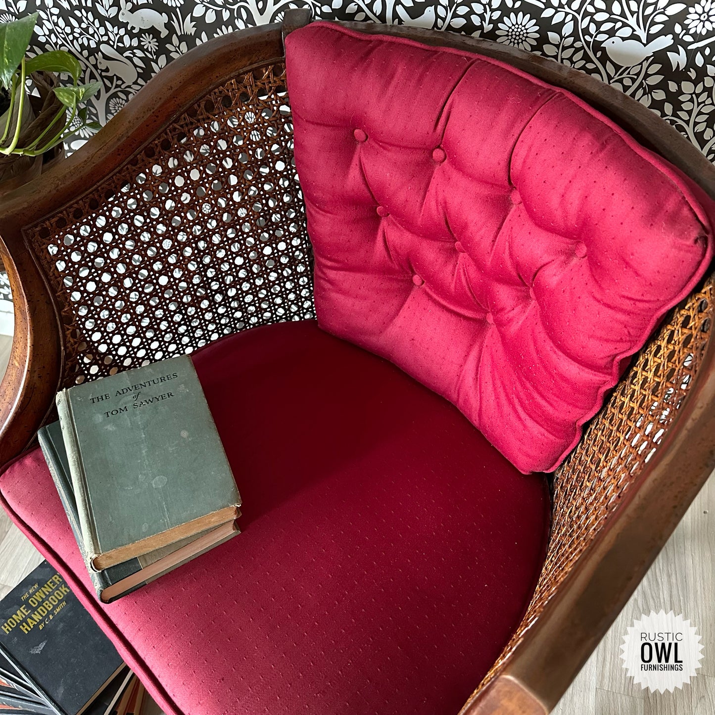 Red Cane Chair