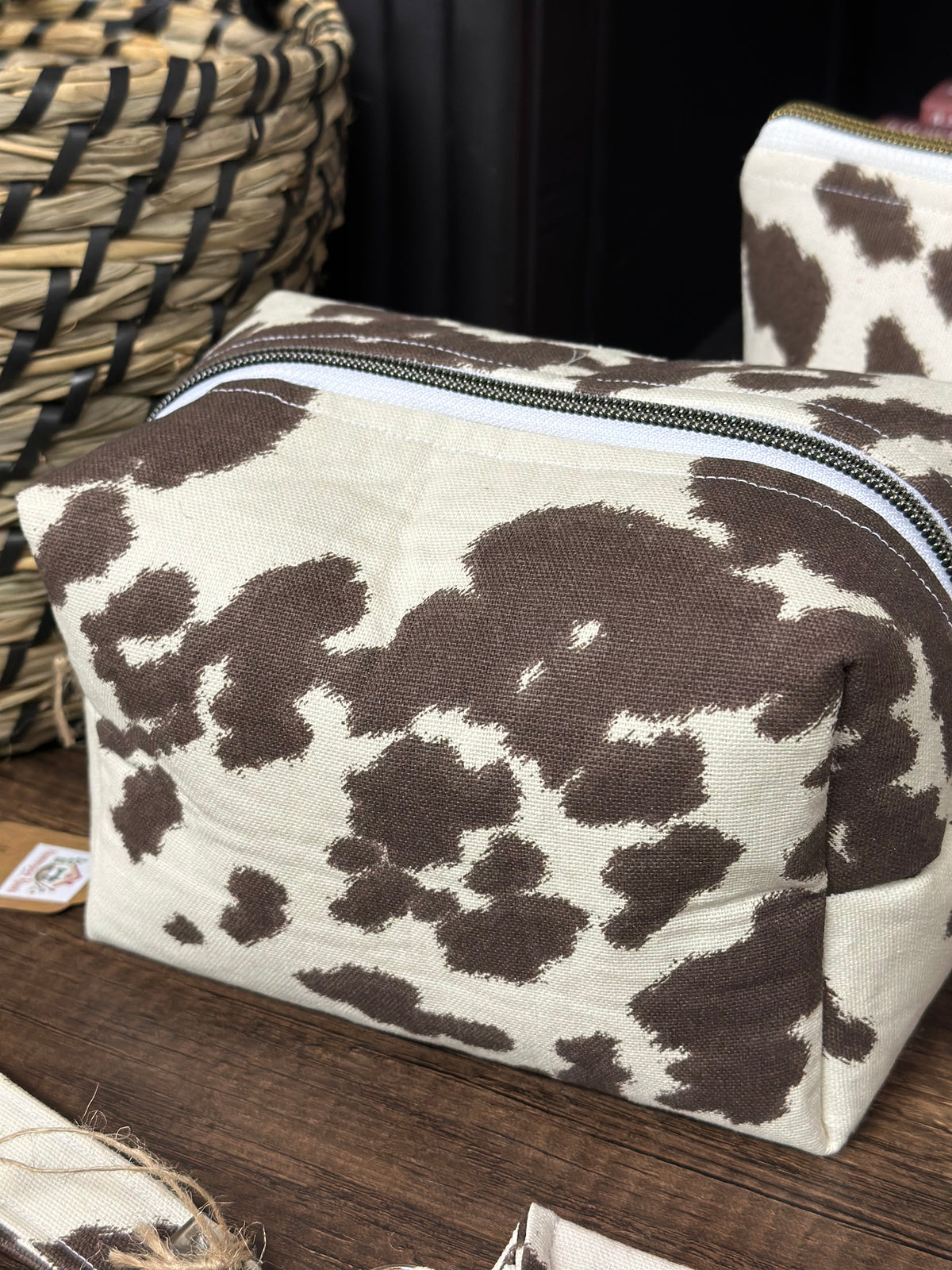 Handmade Cow Print Bags
