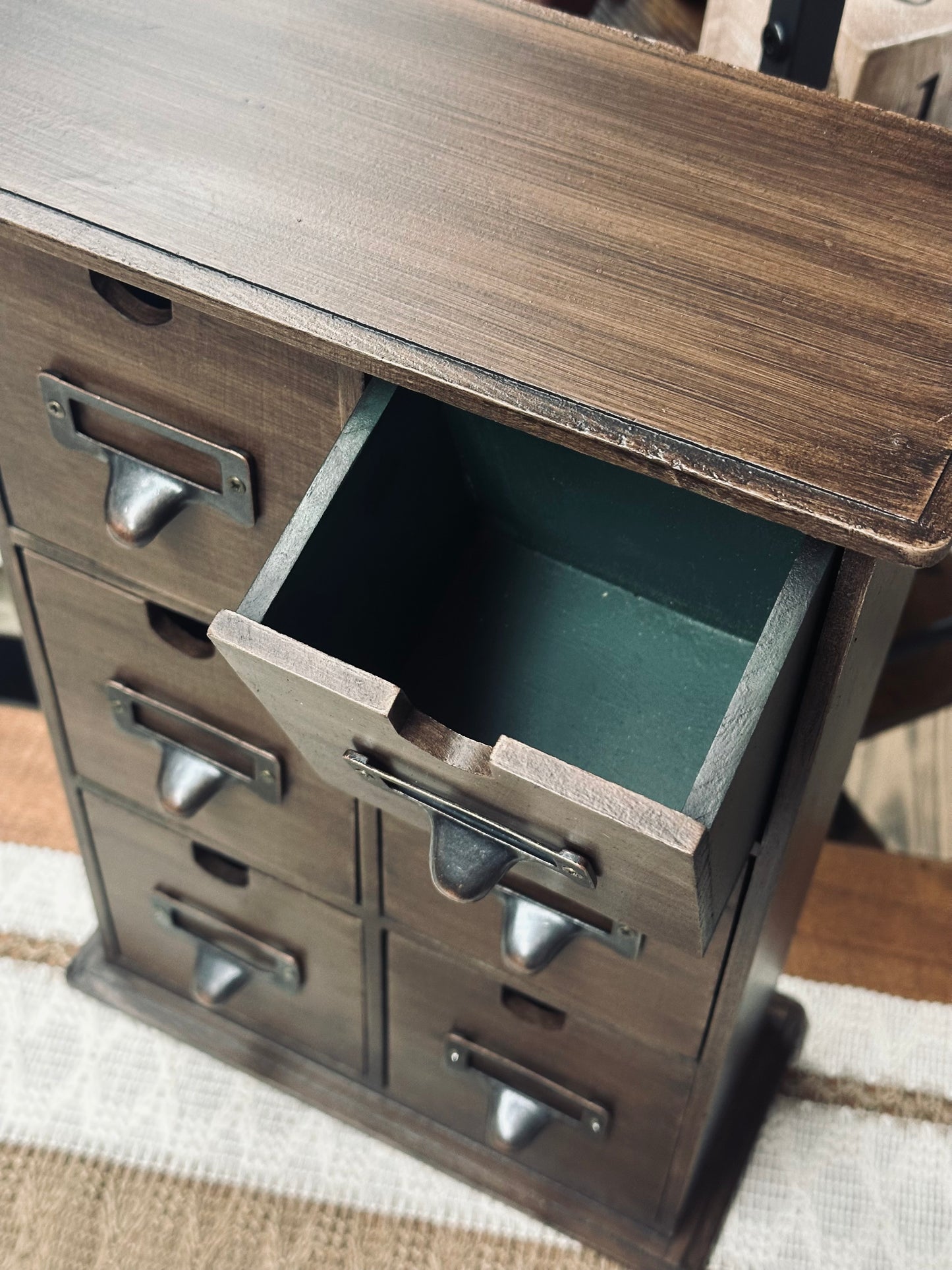 Vintage Apothecary Tabletop Cabinet