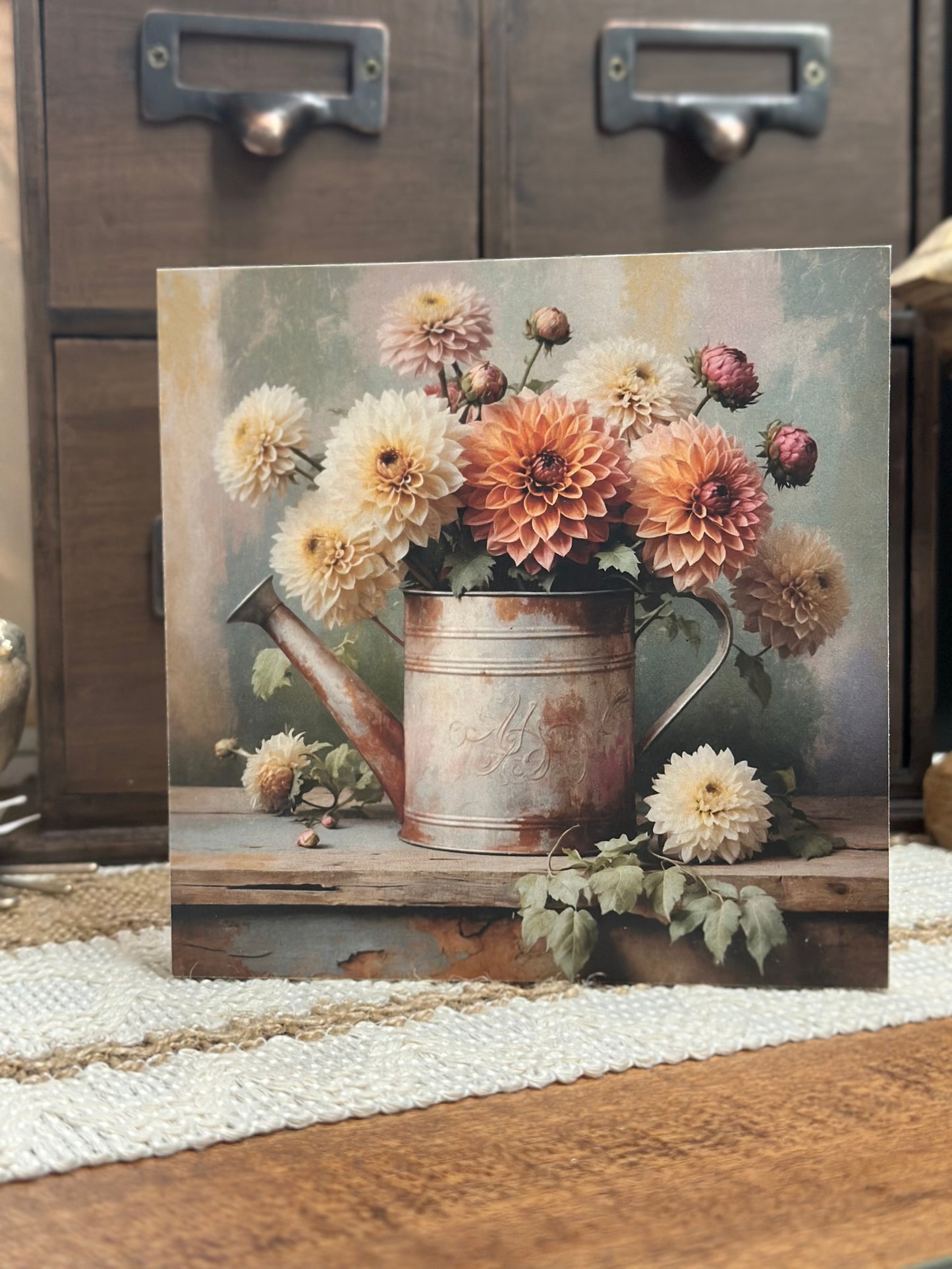 Flowers in Watering Can