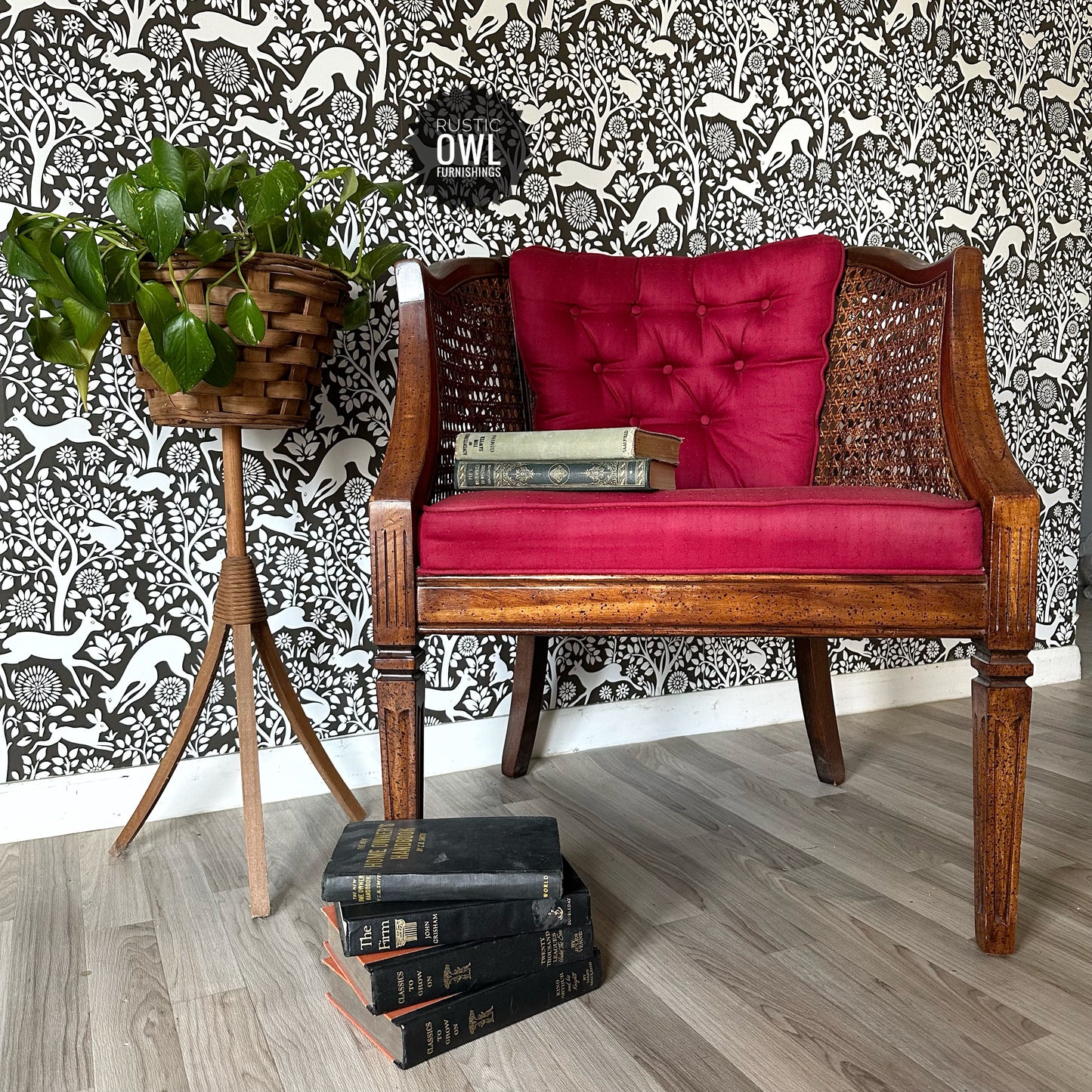 Red Cane Chair